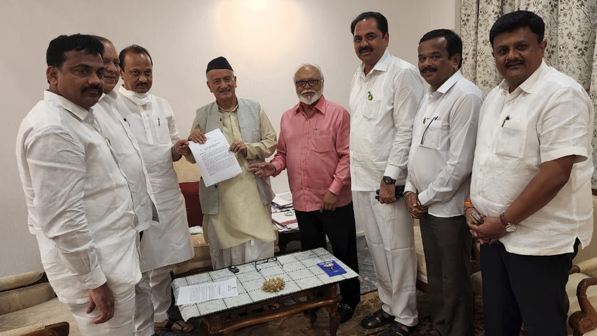 ajit pawar meeting with governor