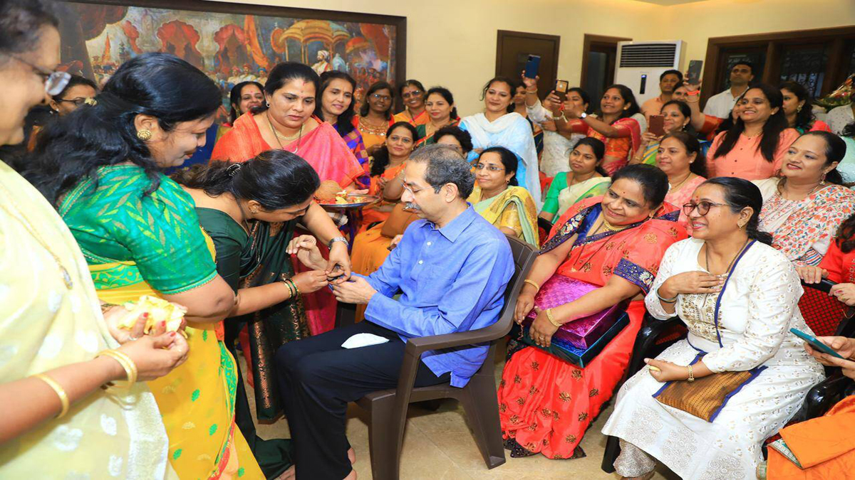 rakshabandhan with uddhav thackeray