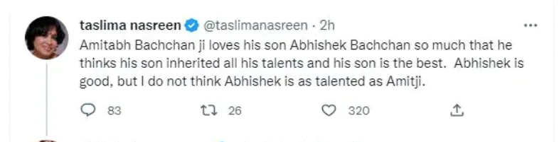 taslima tweet